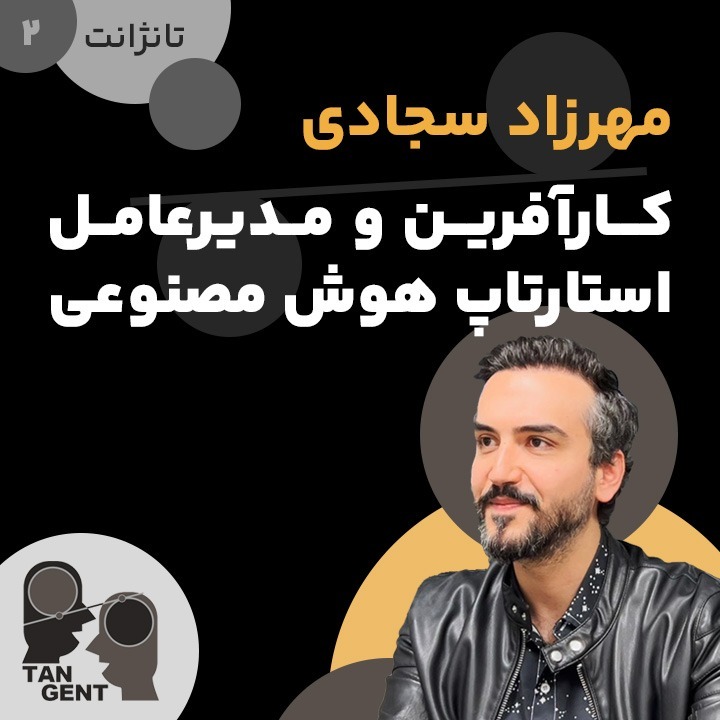 2. مهرزاد سجادی: کارآفرین و مدیرعامل استارتاپ هوش مصنوعی Mehrzad Sajjadi