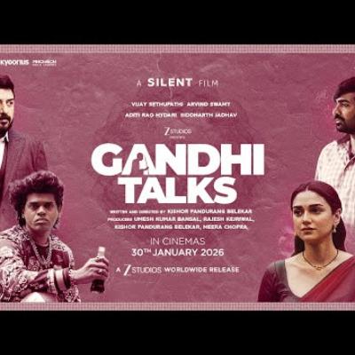Gandhi Talks Trailer, a musical where Money is king Gandhi Talks Trailer, a musical where Money is king