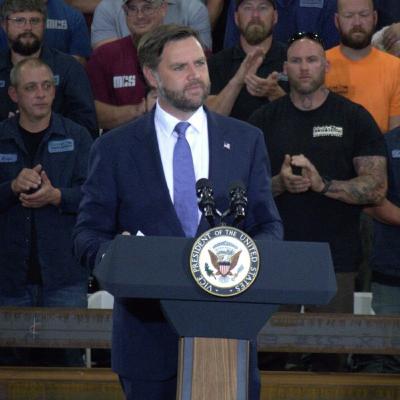 Reacting to JD Vance visit in the midst of a giant political week in Western WI