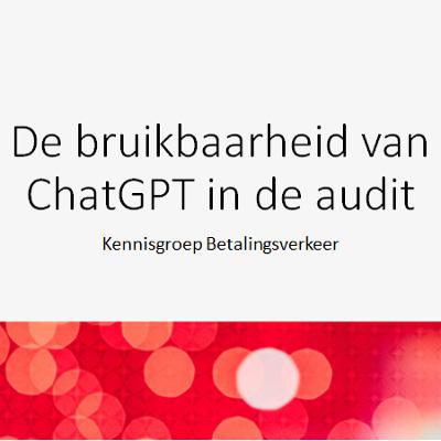 De bruikbaarheid van ChatGPT in de audit