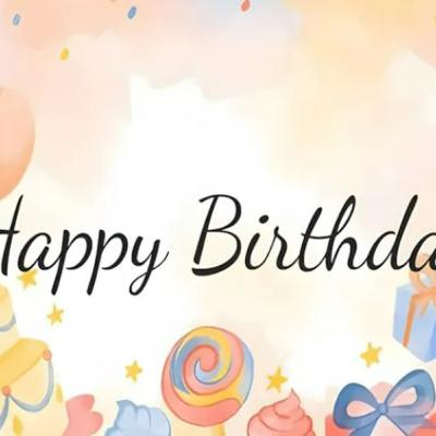 Font Happy Birthday