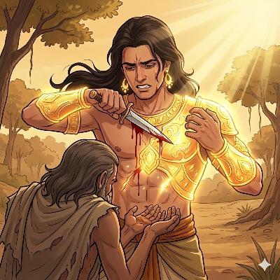 41. Karna’s Ultimate Sacrifice: The Loss of the Divine Armor (Kundala Harana Parva)