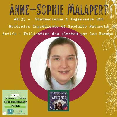 Anne-Sophie Malapert - Pharmacienne - Utilisation des plantes par les Hommes