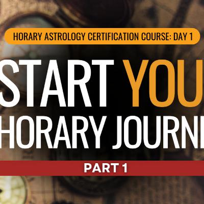 Horary Astrology Certification Day One | Part 1