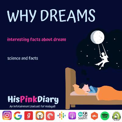 Why we dream ?- Dreams Decoded - some science and facts -malayalam podcast - his pink diary