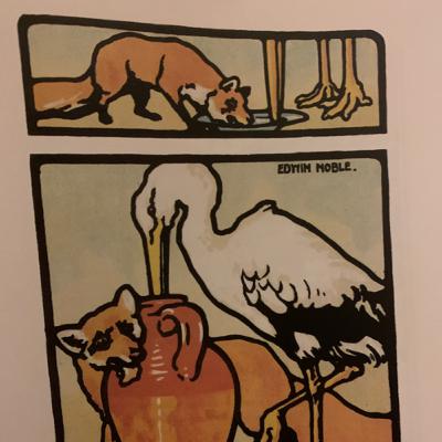 Fábulas de Esopo - A Raposa e a Cegonha Fábulas de Esopo - A Raposa e a Cegonha