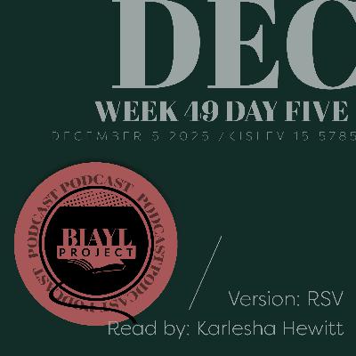 BIAYL December 5, 2025: Chronological Project