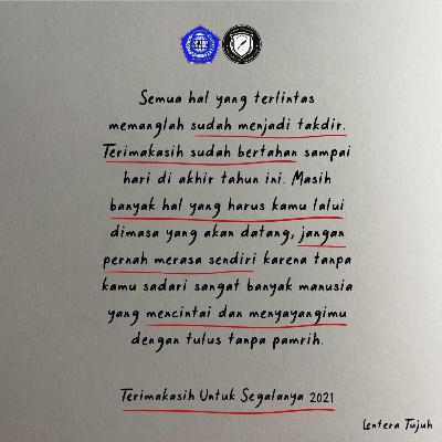 Terimakasih Untuk Segalanya, 2021
