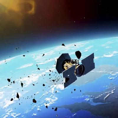 Un satellite envoyé en orbite pour surveiller la pollution spatiale