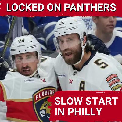 SLOW START: Panthers couldn't match the Flyers energy as they drop the first game of the road trip