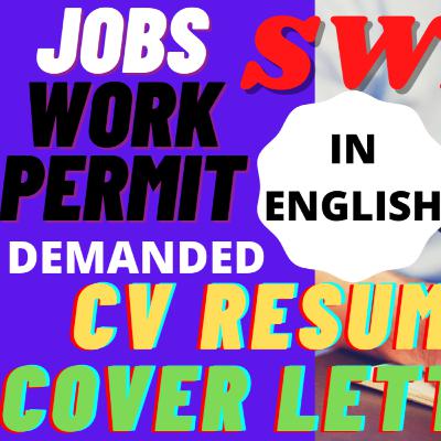 Jobs in Sweden for Indian/Foreigners | Sweden Work Permit / Visa Resume C Letter | Working in Sweden