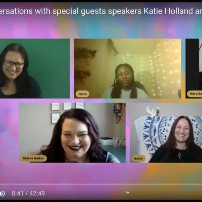 Global Conversations with special guests speakers Katie Holland and Kelsey Walker