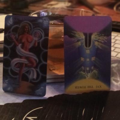 ☕️Coffee Tea Tarot The World-Tower Reversed-S1:EP79