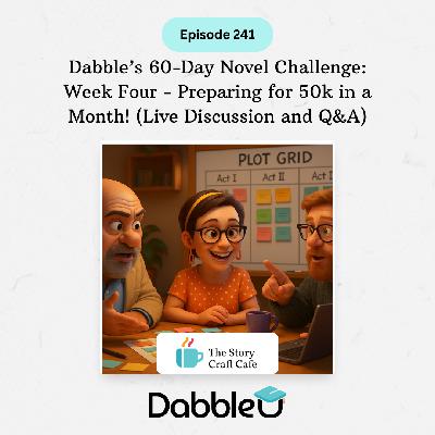 Dabble’s 60-Day Novel Challenge: Week Four - Preparing for 50k in a Month! (Live Discussion and Q&A) | SCC 241