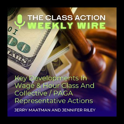 Episode 132: Key Developments In Wage & Hour Class And Collective / PAGA Representative Actions