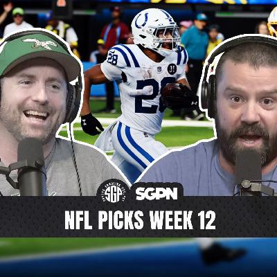 NFL Picks Week 12 | Sports Gambling Podcast (Ep. 2432)