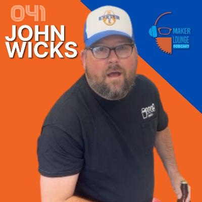 John Wicks with Wicks Woodworks
