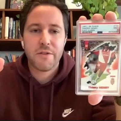 Talking Soccer Cards with Dan - Henry, Saka and Arsenal Collector