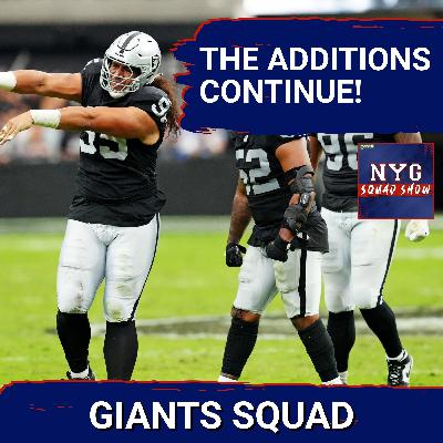 GIANTS SQUAD SHOW: D-Line Reload, OBJ Return?, Most Improved?