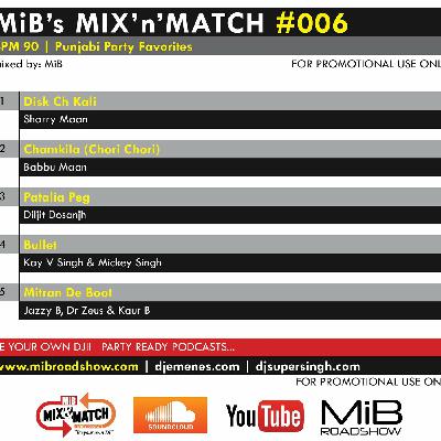 MIB MIX-N-MATCH #006 [ 90 BPM ] MIBROADSHOW-COM