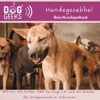 #73 DogGeeks-Hundegesabbel „ Vor Ort helfen: FAM for Dogs e.V. und der Wandel für Straßenhunde in Indonesien“