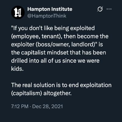 In Capitalism They Tell You To Become The Hammer If You Don't Like Being The Nail In Capitalism They Tell You To Become The Hammer If You Don't Like Being The Nail