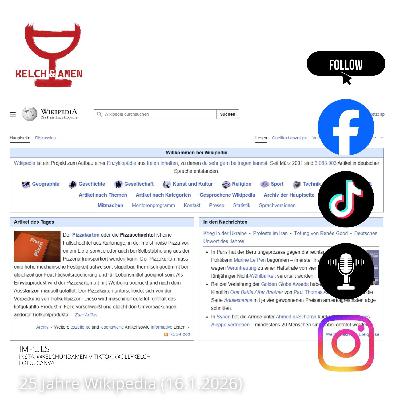 Kelch und Amen - 25 Jahre Wikipedia (16.1.2026) Kelch und Amen - 25 Jahre Wikipedia (16.1.2026)