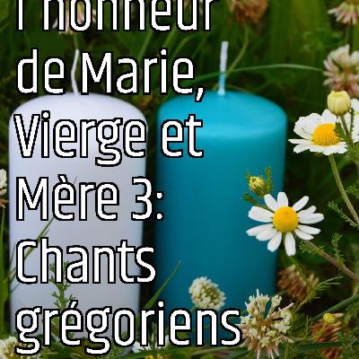 En l'honneur de Marie, Vierge et Mère 3: Chants grégoriens