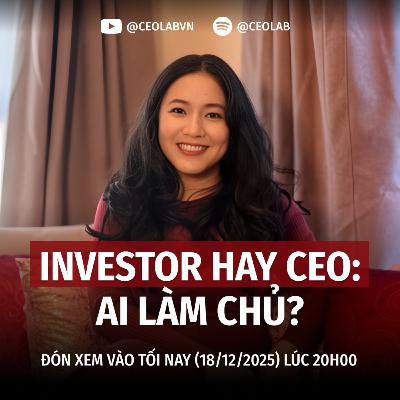 Học cách cân bằng vai trò giữa nhà đầu tư và nhà sáng lập