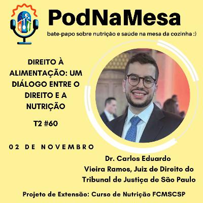 PodNaMesa T2#60 - Direito à Alimentação: um diálogo entre o Direito e a Nutrição.