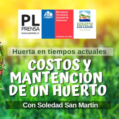 Episodio 3: "Costos y mantención" en Huerta en tiempos actuales con Soledad San Martín Episodio 3: "Costos y mantención" en Huerta en tiempos actuales con Soledad San Martín