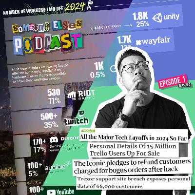 Major Tech Layoffs in 2024 | Personal Data 15m Trello Users For Sale | Trezor Data Breach