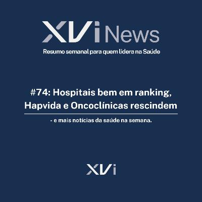 #74: Hospitais bem em ranking, Hapvida e Oncoclínicas rescindem — e mais notícias da saúde na semana #74: Hospitais bem em ranking, Hapvida e Oncoclínicas rescindem — e mais notícias da saúde na semana