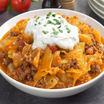 КАПУСКА - популярное турецкое блюдо. Аппетитное рагу из капусты с мясным фаршем.