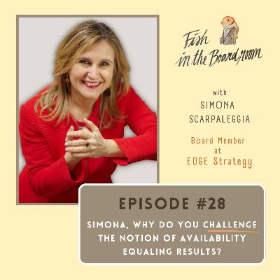 #28 Simona, why do you challenge the notion of Availability equaling Results?