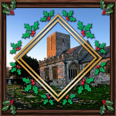 Ghosts of Christmas Door 14 - A Green Christmas Ghost