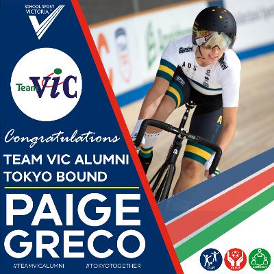 Natalie and Olivia Greco the mother and sister of Team Vic Alumni and Paralympic Cyclist, now Tokyo Gold Medallist