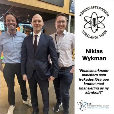 Finansmarknadsminister Niklas Wykman