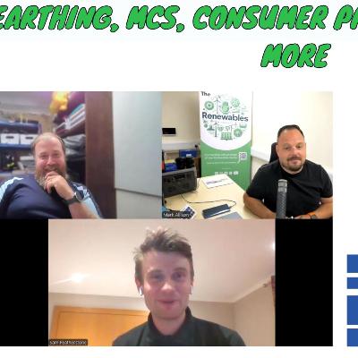 The legend Stuart Cato chats MCS, Earthing, Heat pumps, Consumer codes and loadssss more