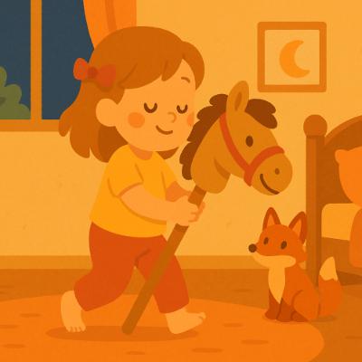 Manni das Steckenpferd findet sein Zuhause | „Gute Nacht“-Geschichte”