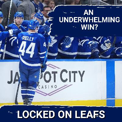 Leafs secure opening-night win despite underwhelming performance