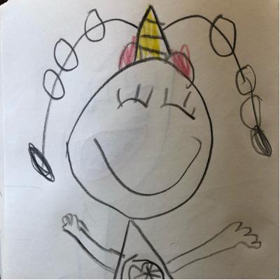 The girl with the red hair