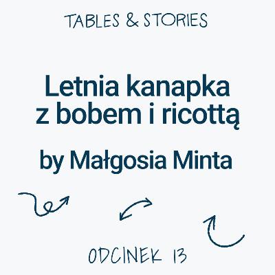 Małgosia Minta i przepis na letnią kanapkę z bobem i ricottą Małgosia Minta i przepis na letnią kanapkę z bobem i ricottą