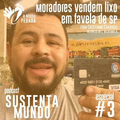 Moradores vendem lixo em favela de SP