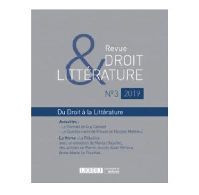 Droit et Littérature, la revue