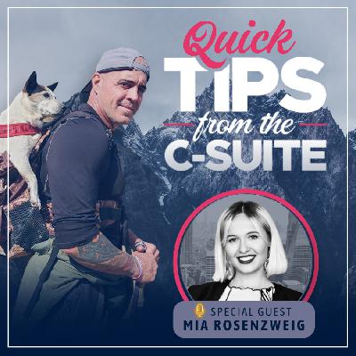 Consciousness Hacking for C-Suite Leadership: Quick Tips from a Forward-Thinking C-Suite Consultant, with Mia Rosenzweig Consciousness Hacking for C-Suite Leadership: Quick Tips from a Forward-Thinking C-Suite Consultant, with Mia Rosenzweig