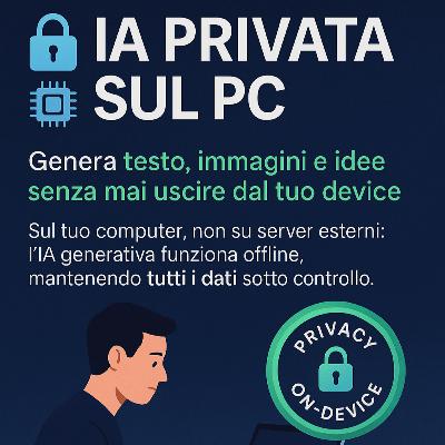 IA generativa sul tuo computer: Nessun dato condiviso in rete!