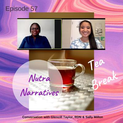 57. Tea Break w/Glencill Taylor, RDN & Sally Millon- The Dietary Ripple Effect from Parent to Children
