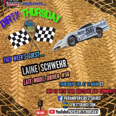 DIRTY THURSDAY – w/NLRA Late Model Driver #56, Laine Schwehr