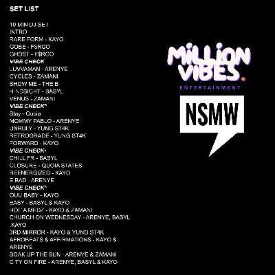 THE MILLION EXPERIENCE SET THE MILLION EXPERIENCE SET